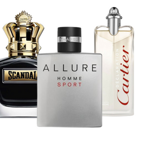 Kit 3 Perfumes - Allure Homme Sport, Jean Paul Gaultier Scandal, Cartier Declaration (Eau de Parfum)