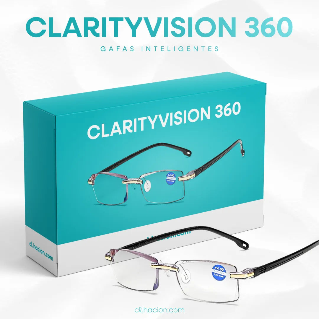 Gafas Inteligentes Unisex con Protección Solar y Filtro de Luz Azul para Pantallas - ClarityVision 360 [COMPRA 1 LLEVA 2]